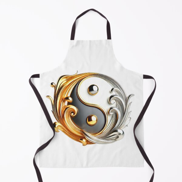 Item preview, Yin Yang, gold silver design posters designed and sold by Dan9010.