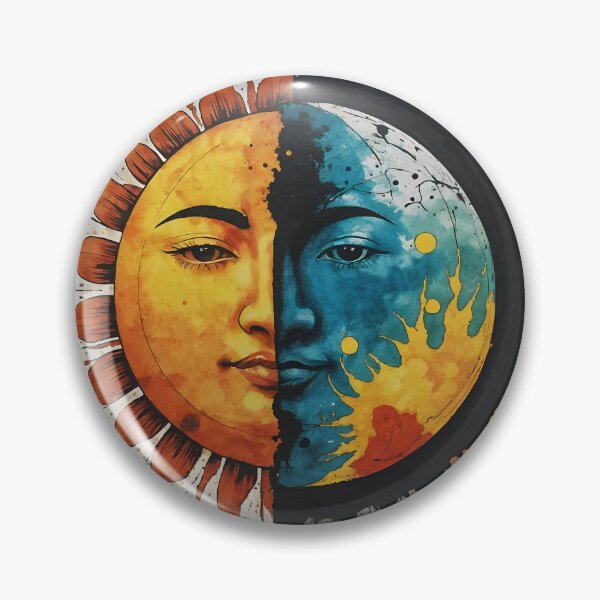 Item preview, Moon and Sun, Ai Generated Art  designed and sold by ACC .