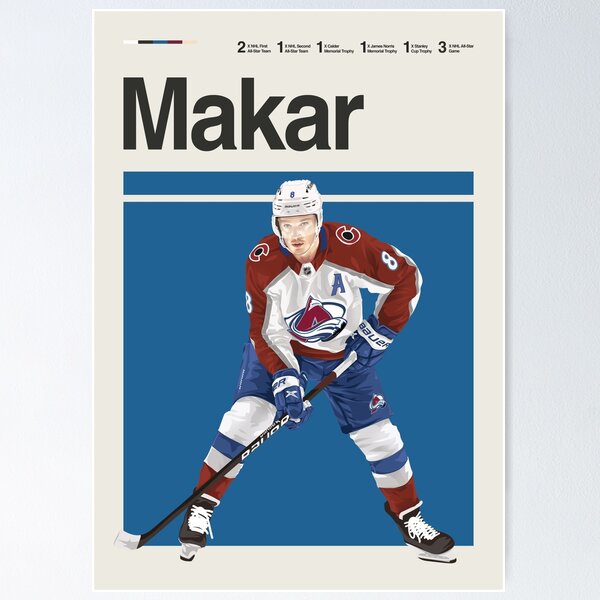 Item preview, Cale Makar – The Dynamic Hockey Defenseman designed and sold by pixlbee.