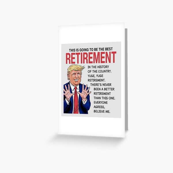 Item preview, Trump Retirement  designed and sold by HowToCanadian.
