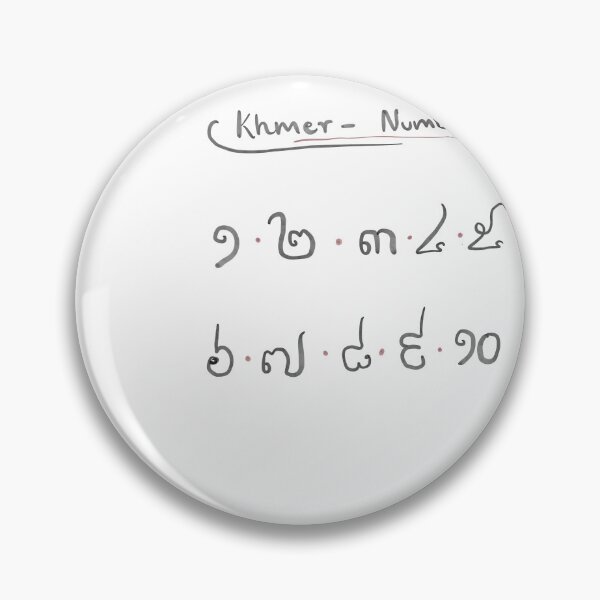 Item preview,  Khmer number vowels sticker  designed and sold by tenkenryujin.