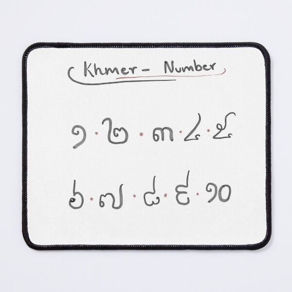 Item preview,  Khmer number vowels sticker  designed and sold by tenkenryujin.