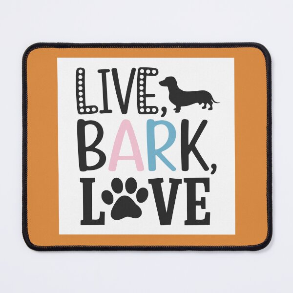 Item preview, A cute T-shirt design on the phrase "Live, bark, love" in playful fonts. designed and sold by Peters50.