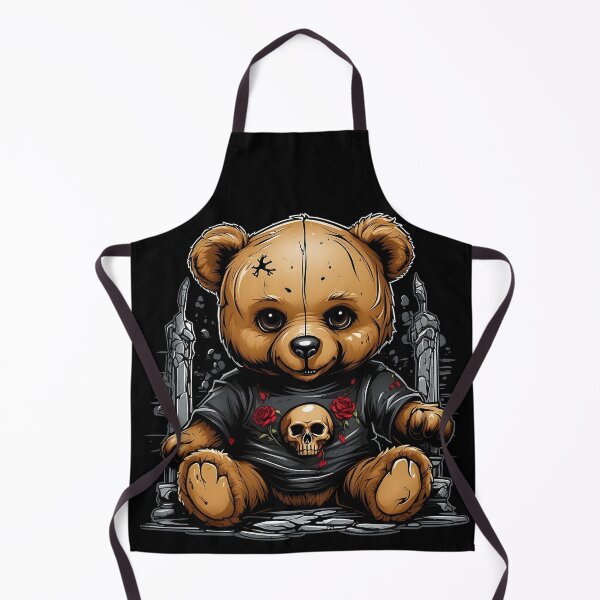 Item preview, gothic teddy bear designed and sold by lotsagoth.