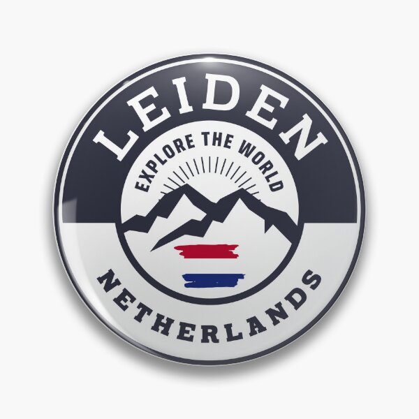 Item preview, Leiden Netherlands Black and White Crest designed and sold by World Designs.