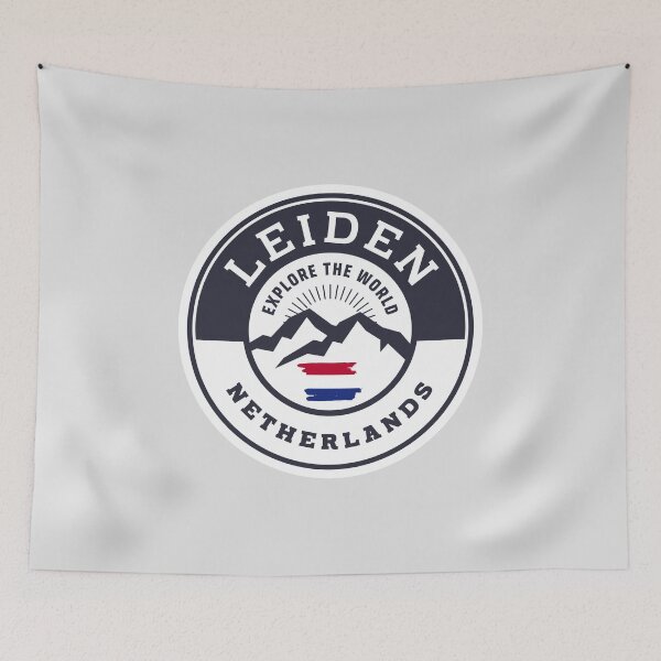 Item preview, Leiden Netherlands Black and White Crest designed and sold by World Designs.