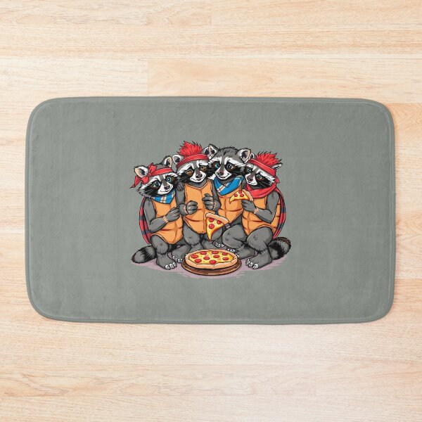 Item preview, Ninja Turtle Raccoons designed and sold by PineSunStudio.
