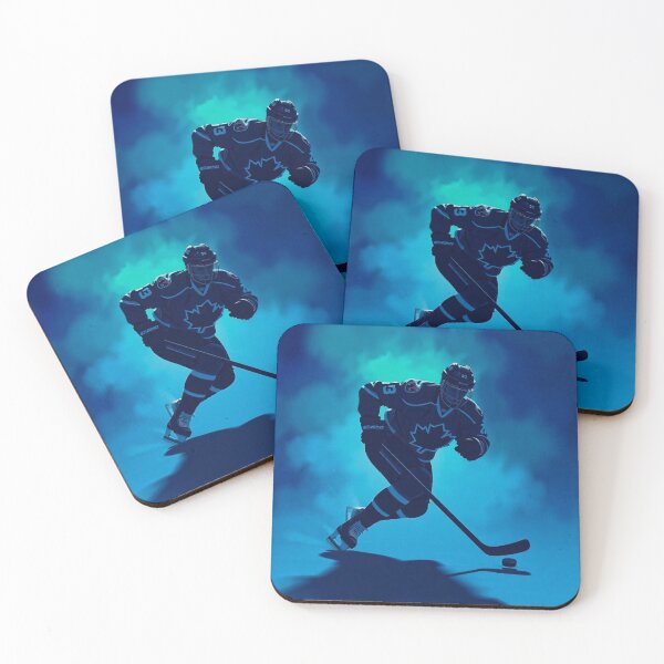 Artikelvorschau, Eishockeyspieler, in, silhouette entworfen und verkauft von Skye Ryan-Evans.