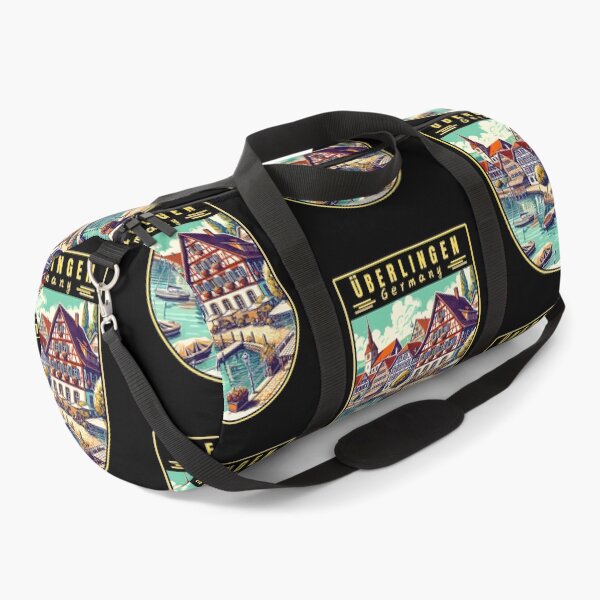 Item preview, Überlingen in Baden-Württemberg Germany Retro Art Travel Emblem designed and sold by MaateoDesign.