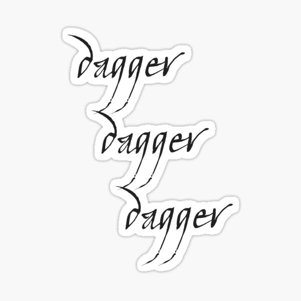 Item preview, Dagger (dark) designed and sold by Shelula.