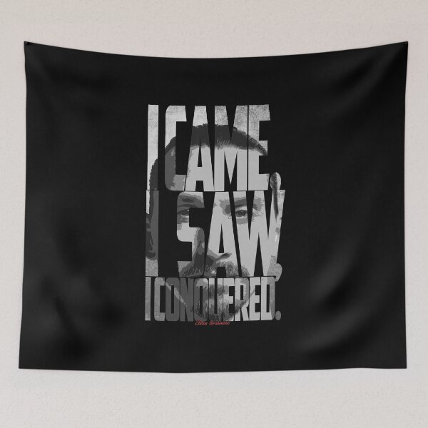 Item preview, Black and White Zlatan Ibrahimović Conqueror Typography Art designed and sold by Enea Kelo.