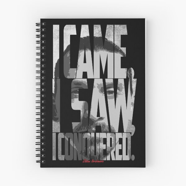Item preview, Black and White Zlatan Ibrahimović Conqueror Typography Art designed and sold by Enea Kelo.