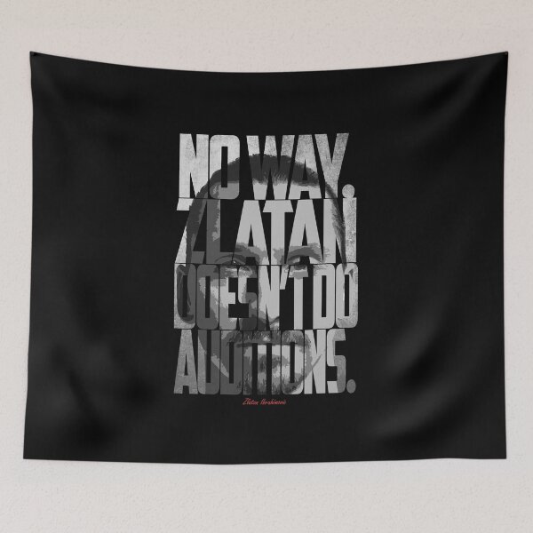 Item preview, Black and White Zlatan Ibrahimović Conqueror Typography Art designed and sold by Enea Kelo.