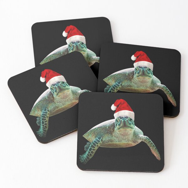 Item preview, Sea Turtle Santa Hat Cute Christmas Design for Turtle Lovers designed and sold by NUMAcreations.