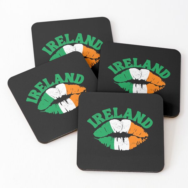 Item preview, Ireland Flag Irish Lips Distressed  designed and sold by porterpouts.
