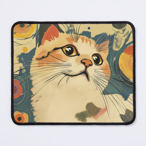 Item preview, Calico Cat in Klimt Garden Inspiration designed and sold by curiouswonder.
