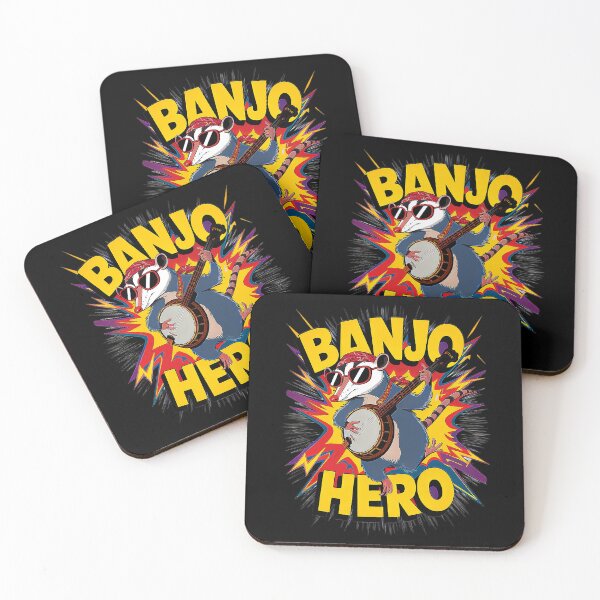 Item preview, Funny Opossum Playing Banjo Hero Rocking Possum Style designed and sold by Amanda's Factory.