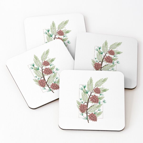 Item preview, Maine White Pine Cone State Flower Classic T-shirt Sticker designed and sold by ThinkNature!.