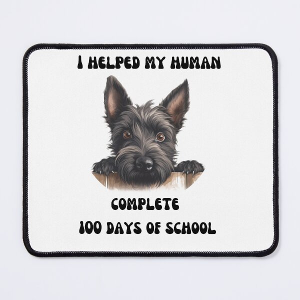 Item preview, Scottish Terrier dog 100 days of school helper designed and sold by M1234s.