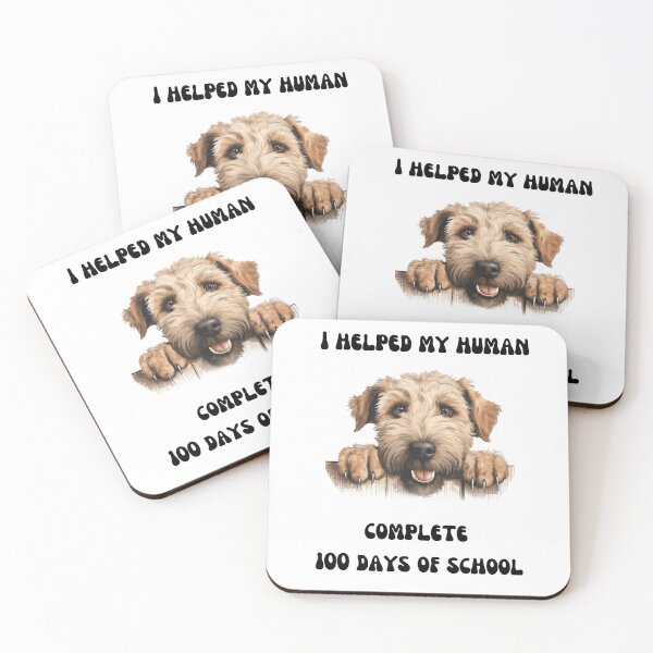 Item preview, Goldendoodle dog 100 days of school helper designed and sold by M1234s.