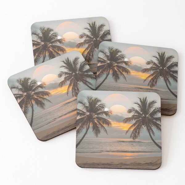Item preview, two palm trees in the sea 2 designed and sold by AA-designstore.