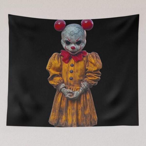 Item preview, Whimsical Nightmare: The Haunted Clown designed and sold by SaiLeiSie.
