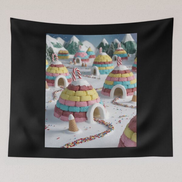 Item preview, Magical Ice Cream Igloo Village designed and sold by McVrax.