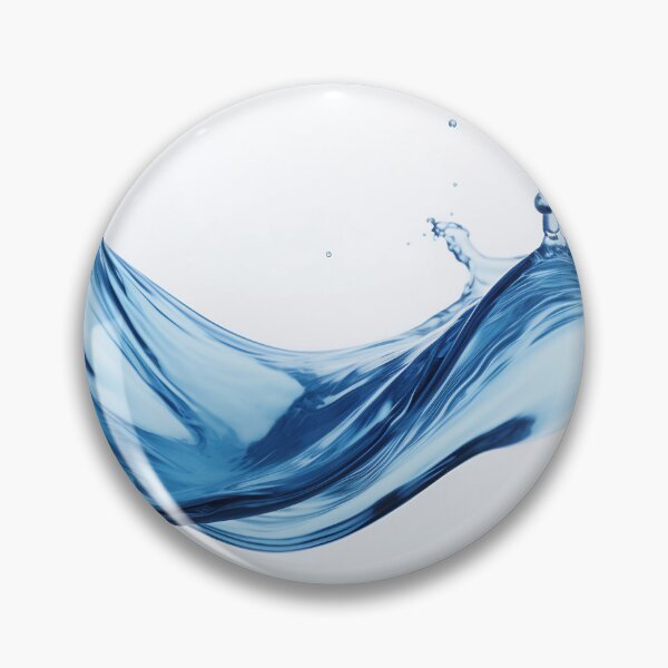 Item preview, Blue Water Elegance on White designed and sold by anytka.