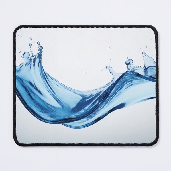 Item preview, Blue Water Elegance on White designed and sold by anytka.