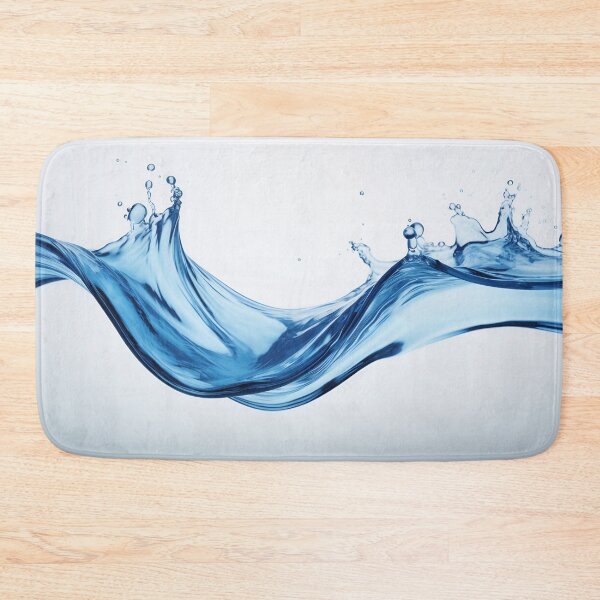 Item preview, Blue Water Elegance on White designed and sold by anytka.