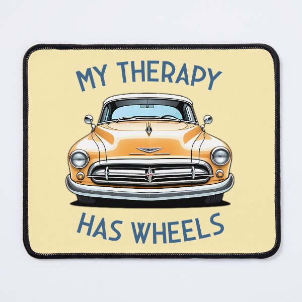 Item preview, Classic Car "My Therapy Has Wheels" designed and sold by RCStoreUy.