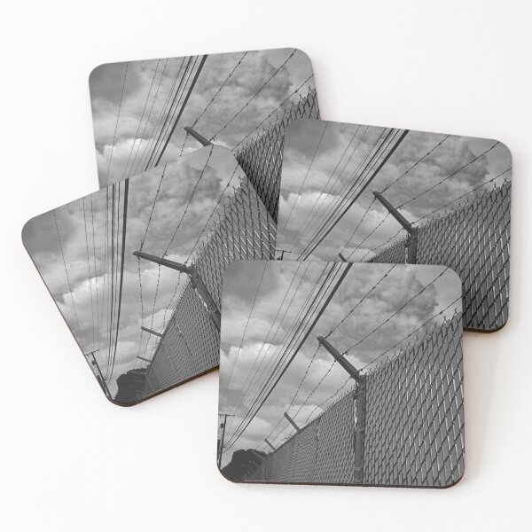Item preview, Overcast Fence designed and sold by HotelBananaMilk.