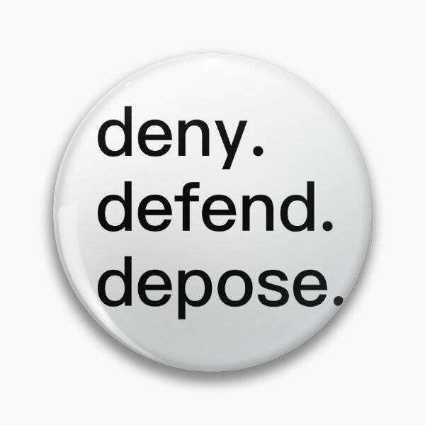 Item preview, deny defend depose font option 1 designed and sold by Uaaaaaaaah.