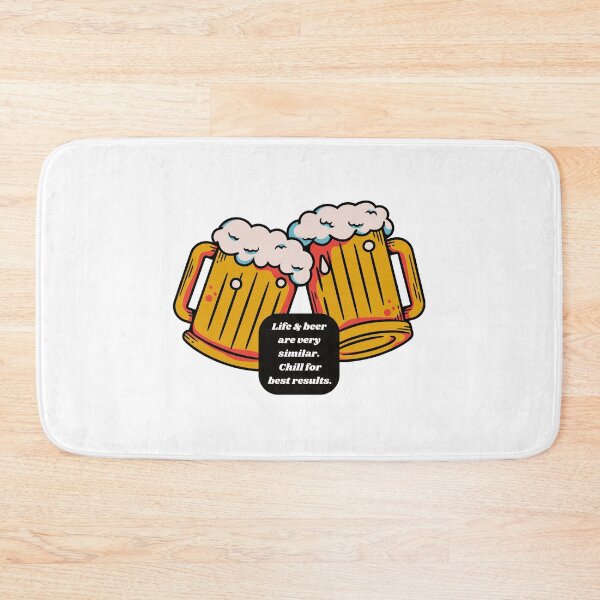 Item preview, Life & Beer Are Very Similar. Chill for best results. - Quotes designed and sold by TishCO.