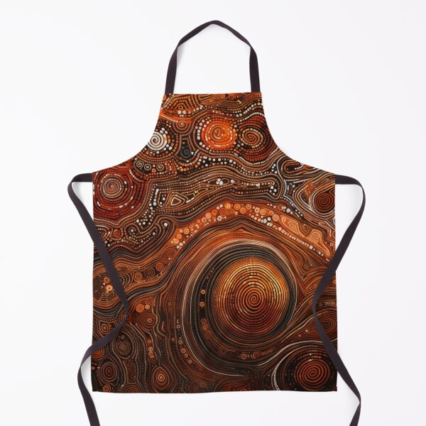 Item preview, Aboriginal Inspired Dot Art - Crimson Gorges designed and sold by GrinGalore.