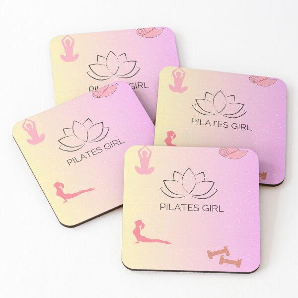 Item preview, Colourful Pilates Girl Minimalist Art designed and sold by TropicalTrails.
