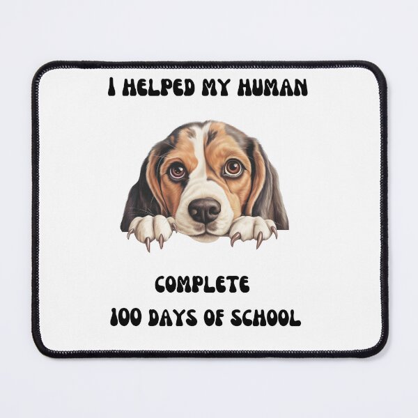 Item preview, Beagle dog 100 days of school helper designed and sold by M1234s.