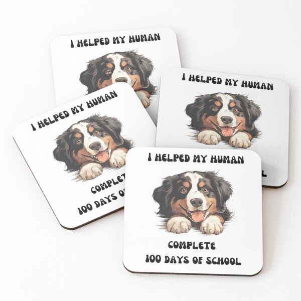 Item preview, Bernese Mountain dog 100 days of school helper designed and sold by M1234s.