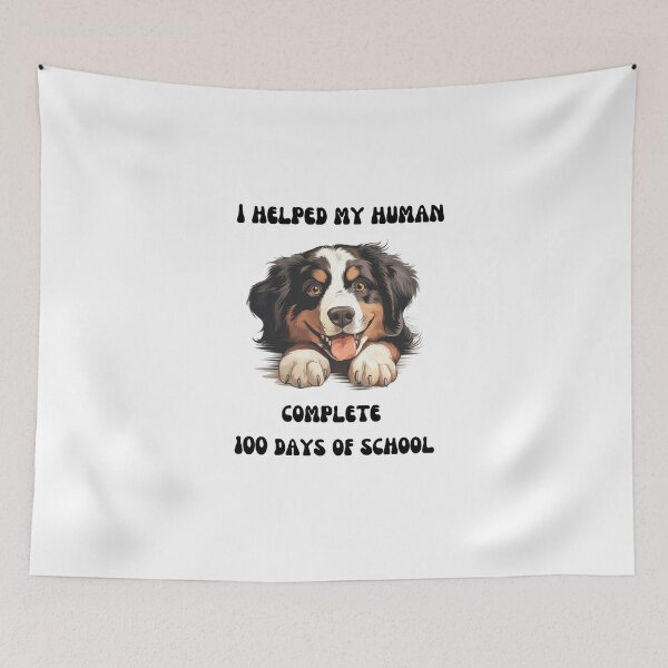 Item preview, Bernese Mountain dog 100 days of school helper designed and sold by M1234s.