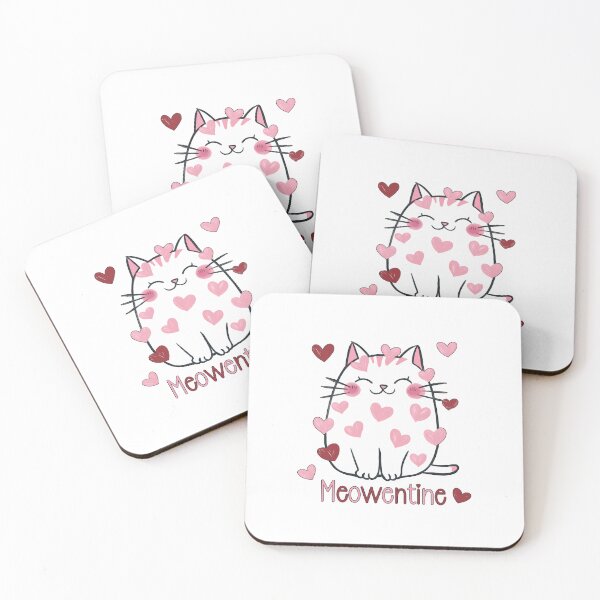 Item preview, Cute Cat Meowentine designed and sold by HappyLifeCreate.