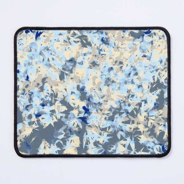 Item preview, Blue and Grey Decor Abstract Impressionist Repeat Pattern designed and sold by Sharon Schwalbe.