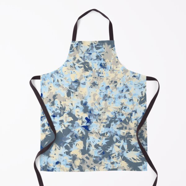 Item preview, Blue and Grey Decor Abstract Impressionist Repeat Pattern designed and sold by Sharon Schwalbe.