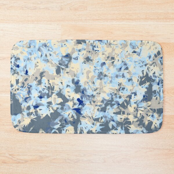 Item preview, Blue and Grey Decor Abstract Impressionist Repeat Pattern designed and sold by Sharon Schwalbe.