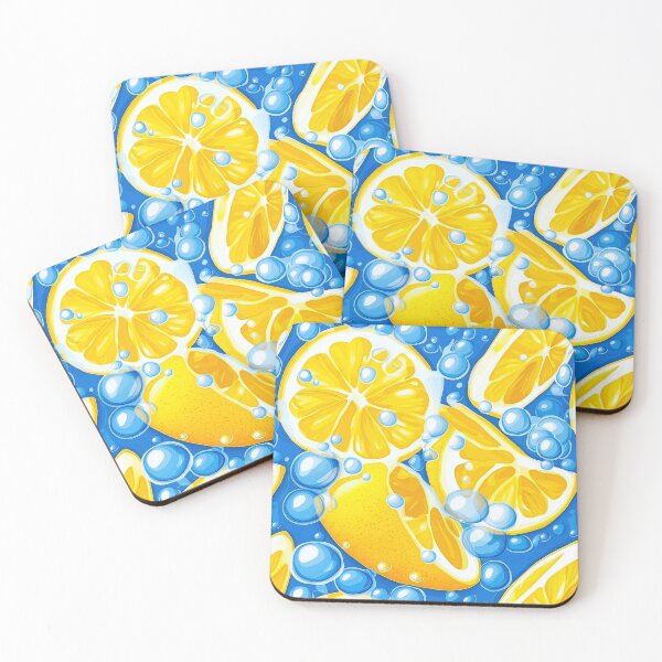 Item preview, Lemons floating in water designed and sold by AngelottiCR.