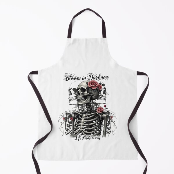 Item preview, Bloom In Darkness Life Finds a Way Skeleton With Rose Design designed and sold by GesparHouse.