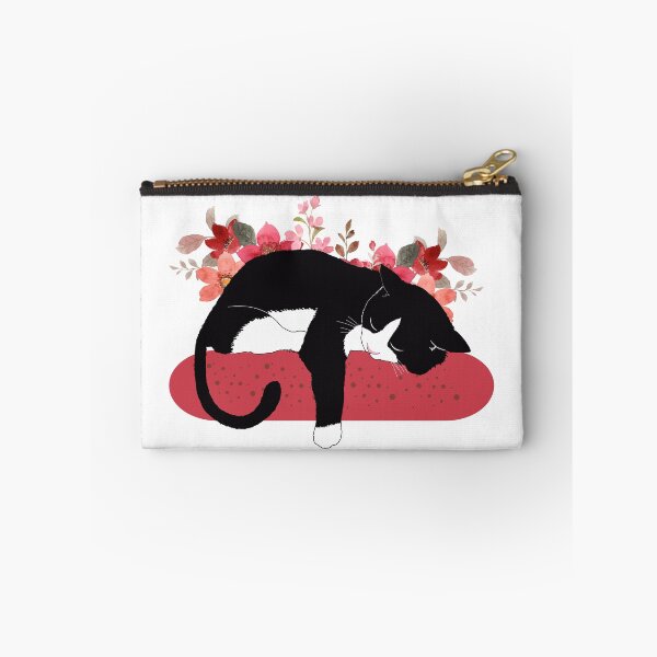 Item preview, Sleeping Cat With Flowers designed and sold by LemonHorse.