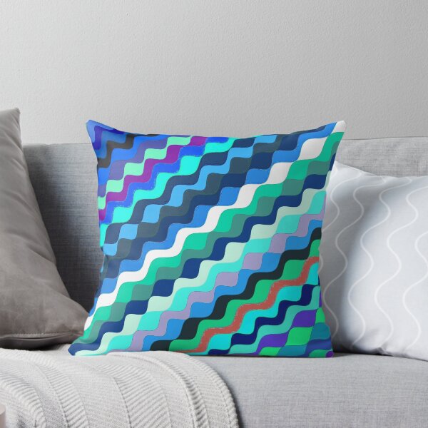 Item preview, Abstract Multicolored Angled Fractal Waves 9 designed and sold by SXW Designs.