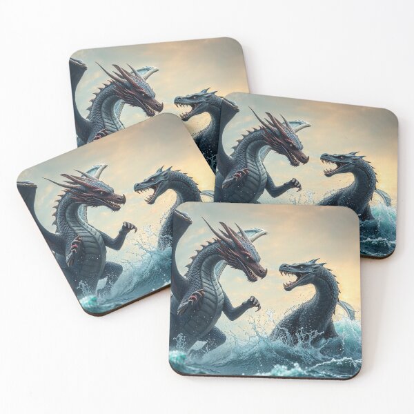 Item preview, Dragon and Serpent Battle designed and sold by Skye Ryan-Evans.