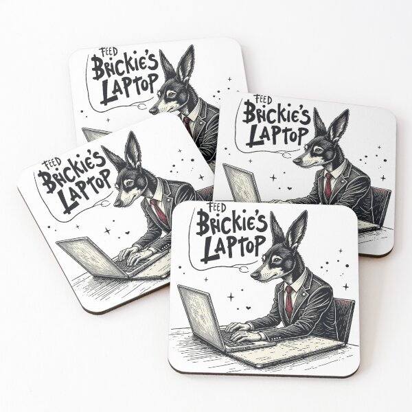 Item preview, Feed the brickies laptop designed and sold by timedesignkardi.