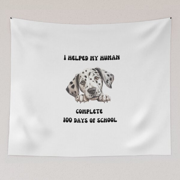 Item preview, Dalmatian dog 100 days of school helper designed and sold by M1234s.